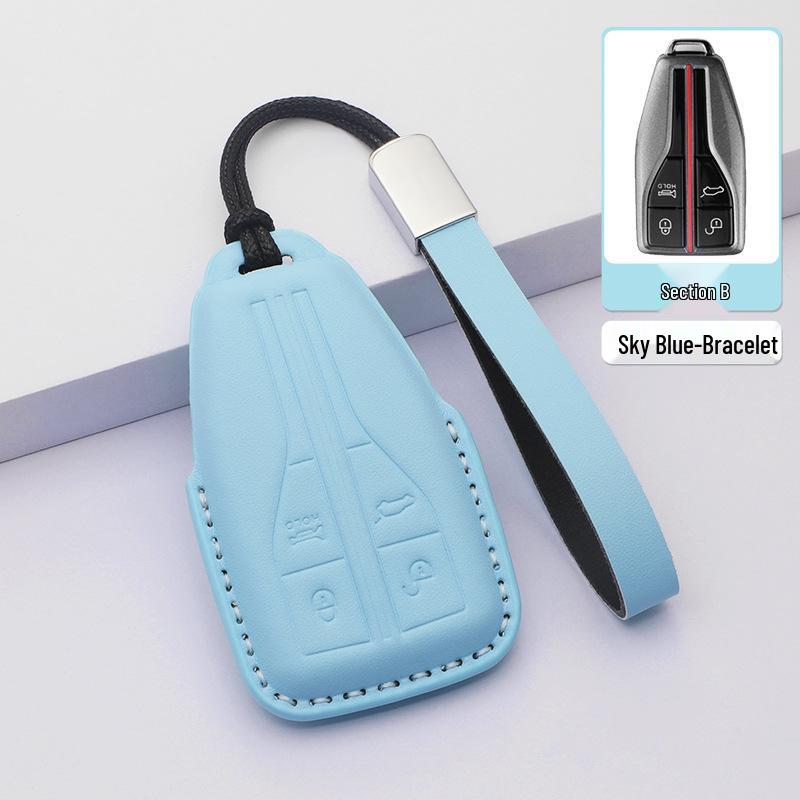 Key Cover and Buckle for Hongqi: HS5, H5, H9, HS7, H6, HS3, HQ9, and EH7 Models