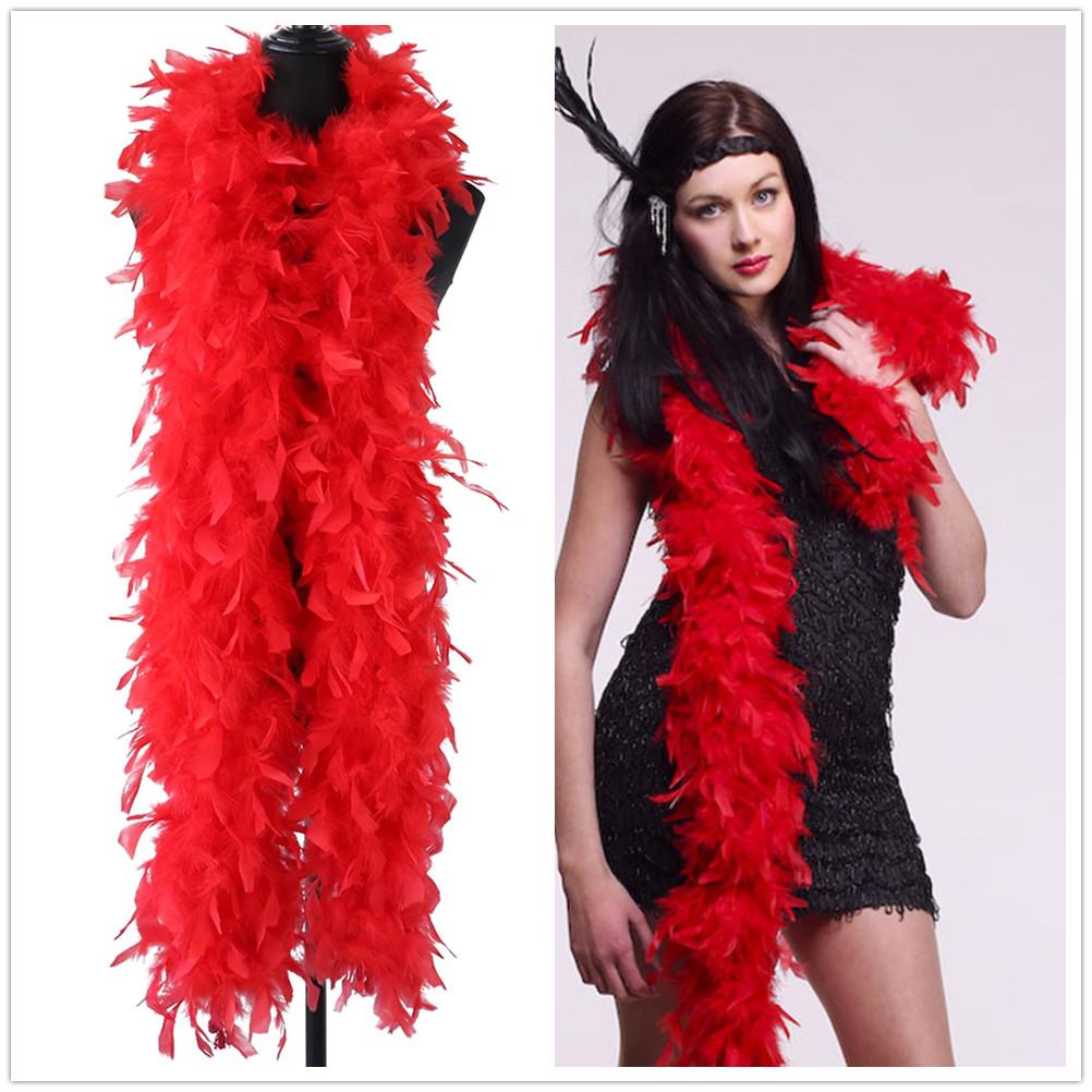 DIY 130g Fluffy White Turkey Feathers Boa 2 Yard Big Marabou Plumes Shawl for Carnival Wedding Party Dress Decor Costume Sewing Trim