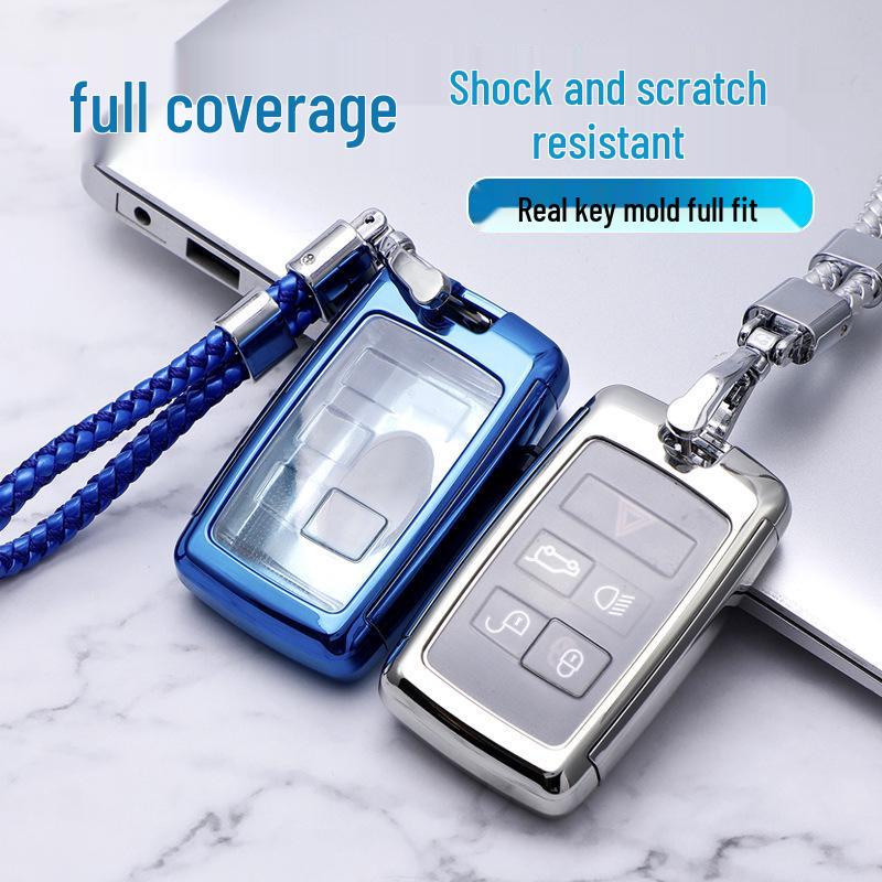 Land Rover Key Case Cover for Range Rover, Sport, Evoque, Discovery, Velar
