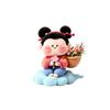 Eight Immortals Plush Dolls Set - Chinese Mythology Theme Desktop Ornament Figurines for Display