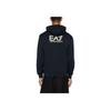 Emporio Armani EA7 Logo Print Hooded Zip-Up Long Sleeve Jacket Men Jackets Dark-Blue 6DPM53-PJVRZ-1562