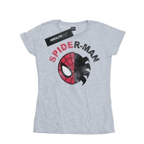 

Marvel Womens/Ladies Spider-Man Classic Split Cotton T-Shirt