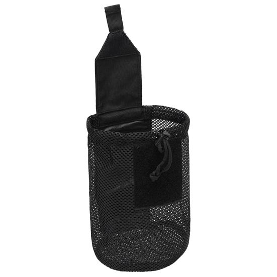 

Тактична сумка-чохол для пляшки з водою Портативна Легка Міцна Для активного відпочинку Подорожей Риболовлі Полювання Туризму Складаний Тримач для пляшки з водою Сітчаста сумка чорний