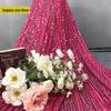 Gold & Silver Glitter Sequin Fabric for Wedding & Birthday Decor