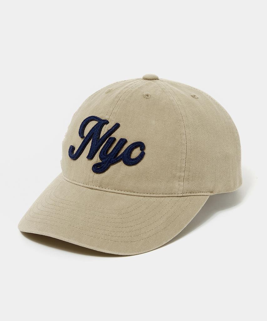 COLUMBIA UNIVERSITY Nyc Twill Washing Ball Cap Beige