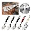 Anti-Scald Extended Handle Spatula Tongs Stainless Steel Grill Clamp Spatula for Flipping Steak Fish Bread Hamburger BBQ Frying