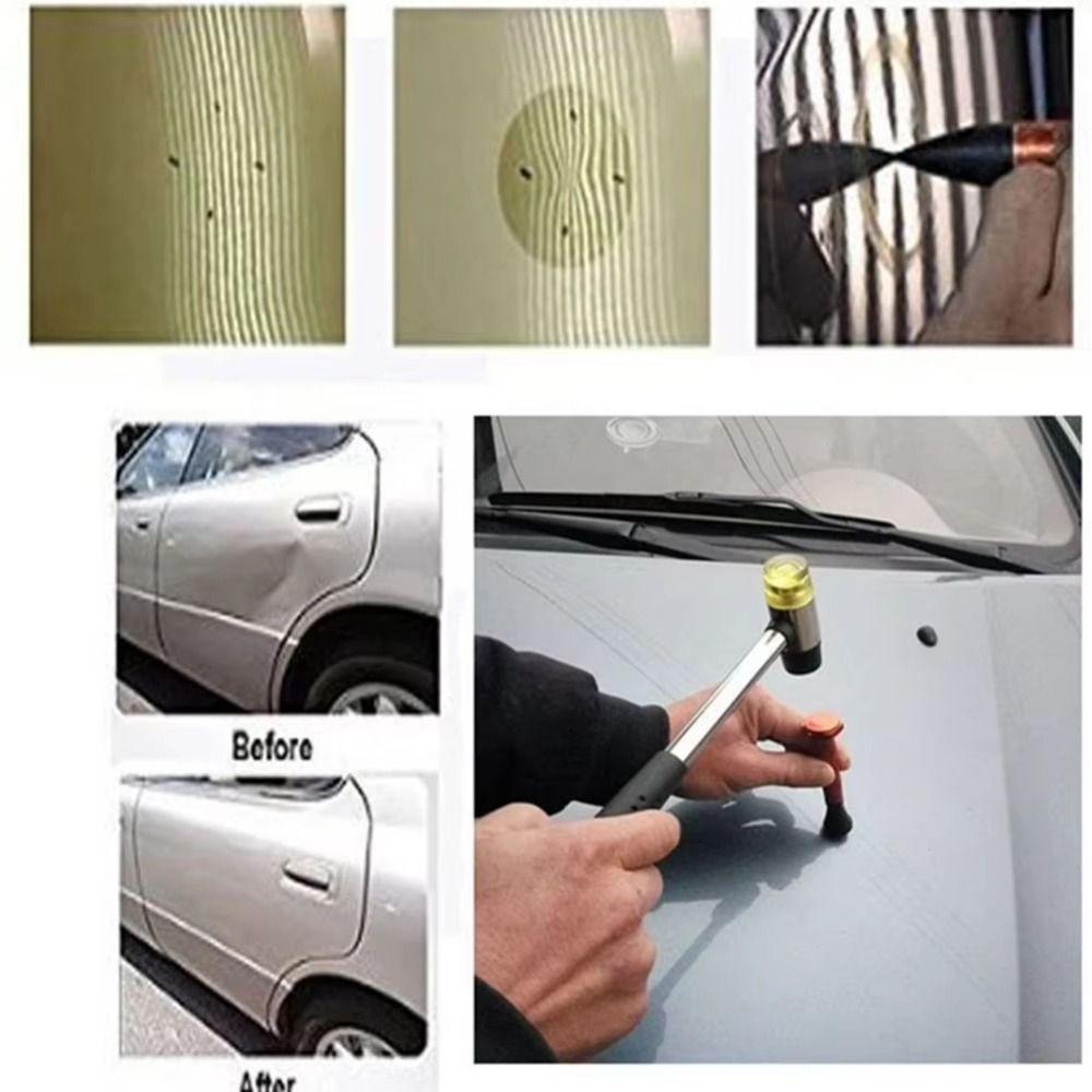 Replacement Heads Car Dent Repair Tools Rubber Hammer Dent Removal Tools Automotive Accessories