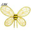 Comfortable Dress Up Accessories for Kids Cute Bee Wing Kids, Honey Festival Costume, Princess Girls Fairy Wings Accessory Toddler Pretend Play,