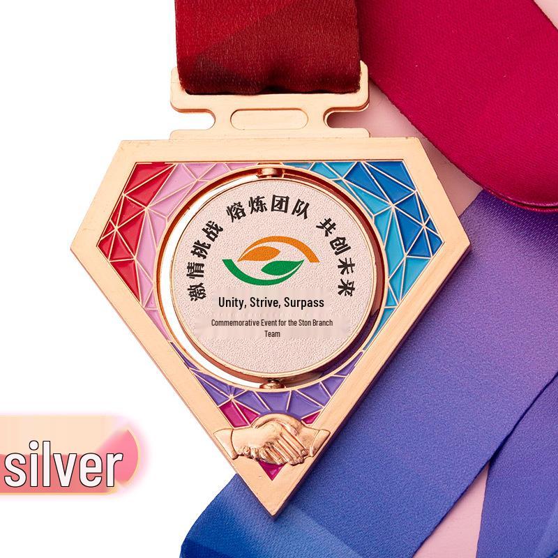 Creative Team Sports Event Gold Medal Award Plate