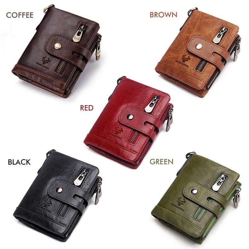Slim Soft Real Leather RFID Blocking Bifold Wallet For Men Multi-card Holder Thin Front Pocket From Wallets - Price 27.18