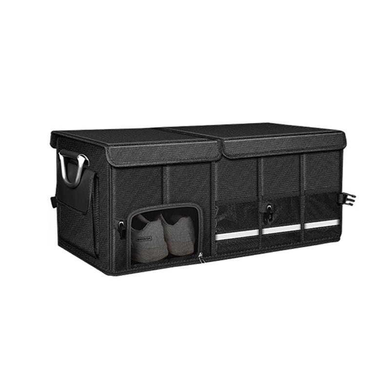 Portable Foldable Trunk Storage Box Waterproof Oxford Cloth Large Capacity Car Organizer for Camping Fishing Universal