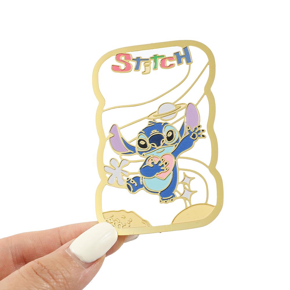 Roztomilá záložka Stitch pro dárky pro milovníky knih, fanoušky Disney, kawaii Stitch sponka na papír na stránku knihy, značka pro přátele, děti, čtenářské potřeby