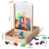 3D Transparent Tetris Puzzle Logic Thinking Brain Development Two-Player Tetris Logic Fun Educational Toy Two Versions Available