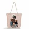 Multifunctional Mom Series Printed Thick Rope Shoulder Beach Bag Casual Large Capacity Handbag 7617