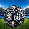 1pc Paw Prints Circle Size 5 Soccer Ball Professional Match Training Football Indoor &Outdoor Sports Ball Lightweight Durable m6552