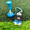 Cartoon Anti Lost Golf Tee Hanger with Tee Plastic Donut Design Golf Tee Ring with Strap Loss Prevention Golf Tee Holder for Men Women Golfers