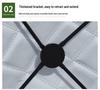 Thickened Cotton-Padded Winter Tent: Quilted, Windproof, and Warm for Extreme Cold Ice Fishing and Camping