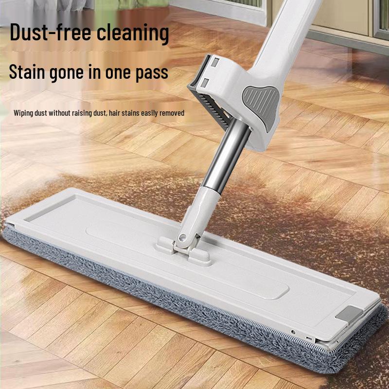Automatic Hand-Free Water Absorption Mop with Glue Cotton for Floor Cleaning