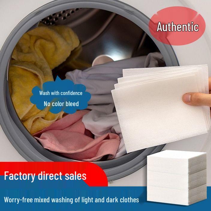 

Color-Absorbing Anti-Bleeding Laundry Sheets - Bulk Pack