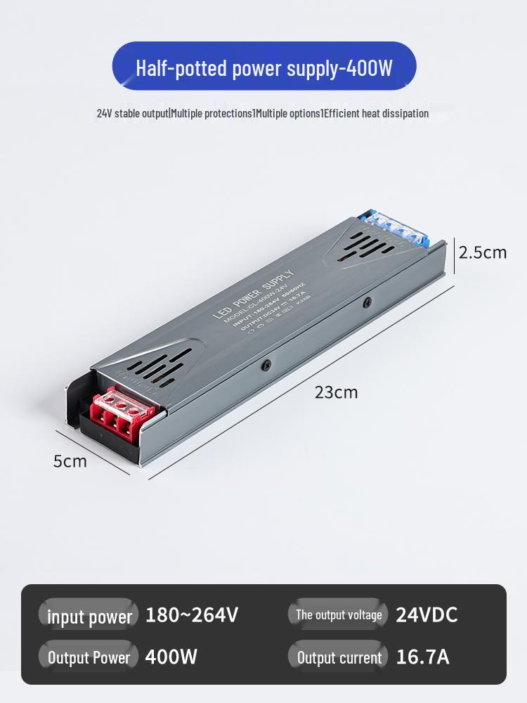 Single-Sided Upward-Emitting Recessed Linear Light - Double Eyelid Aluminum Channel