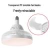 **Silent Ceiling Fan & Light: Invisible E27 Mount for Bedroom, Dining & Living Room**