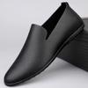Fashion Black Men Casual Moccasin Shoes Gentleman Youth Trendy Driving Shoes Light Weight Mens Casual Loafers Big Size 38-46