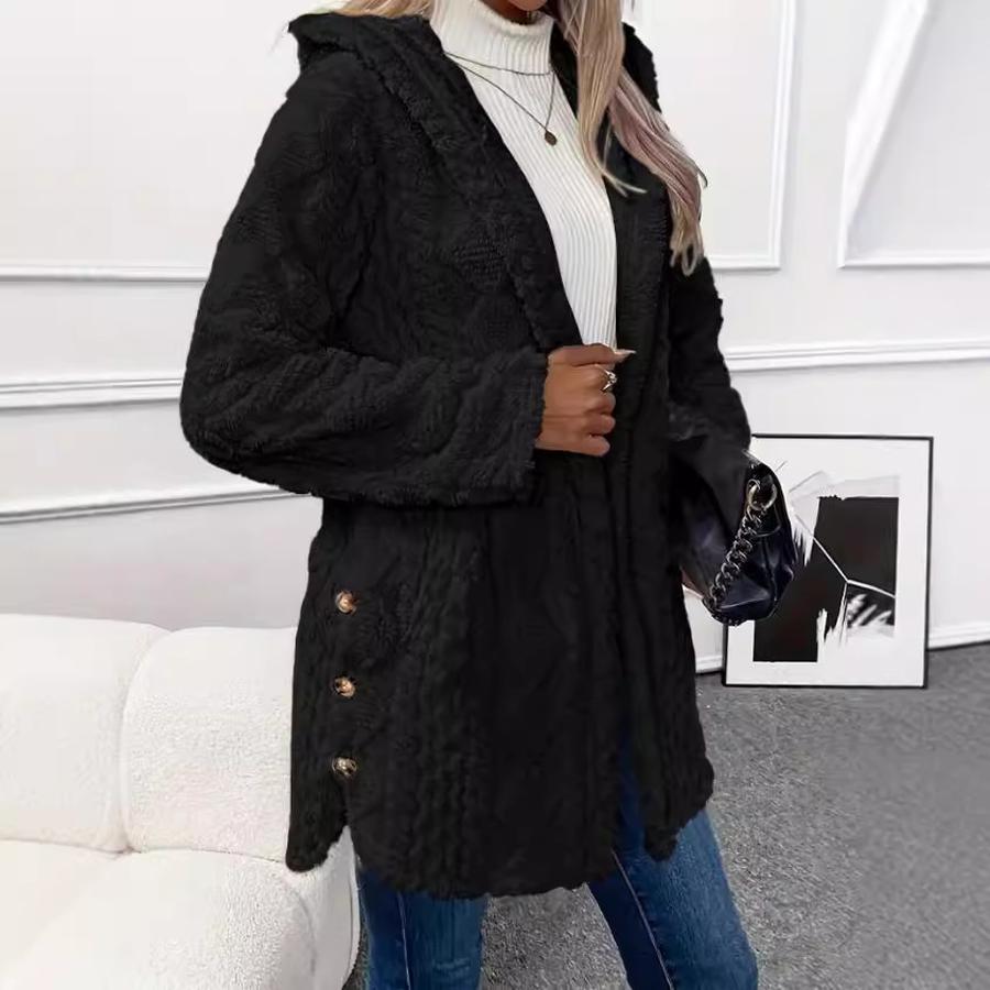 Fall Winter Oversized Knit Cardigan Sweater Coat Button Long Sleeve Casual Outerwear