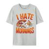 I Hate Mornings Red Panda Lazy Day Nap Time For Unisex Top Tshirts Hip Hop Graphic Cotton Tops Shirts Tops Shirts For Unisex