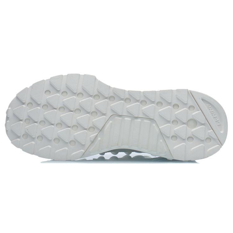 Li-Ning Jizhu Trendy Casual Shock Absorbing Breathable Non-Slip Running Shoes Women Sneakers Cloud-White AGLR190-2