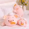 Bread Chef Pig Doll Plush Toy Cartoon For Kids Gift Home Bedroom Decoration