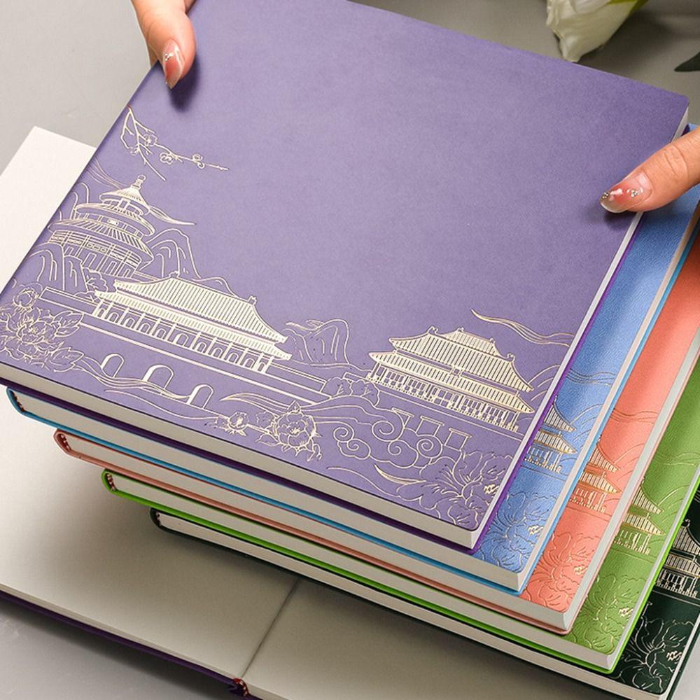 

PU Leather Sinicism Painting Notebook Soft Personal Notepad Professional Sketchbook School