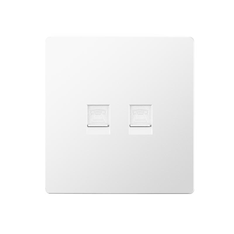 FALIANG 13A 2 Outlets AC 250V PC Material Multi Socket British Standard Modern White Color Luxury Multi-function Sockets