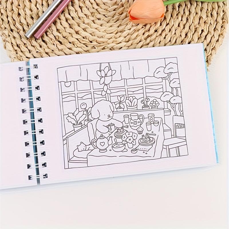 Fun Coloring Books for Youngsters, Cartoon Coloring Books, Multiple Cartoon Animation Figures Coloring Scheme