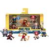 Pack of 5 Mini Figures - ONE PIECE - Zoro, Chopper, Wapol, Mr. 5 and Luffy - From 4 Years Old
