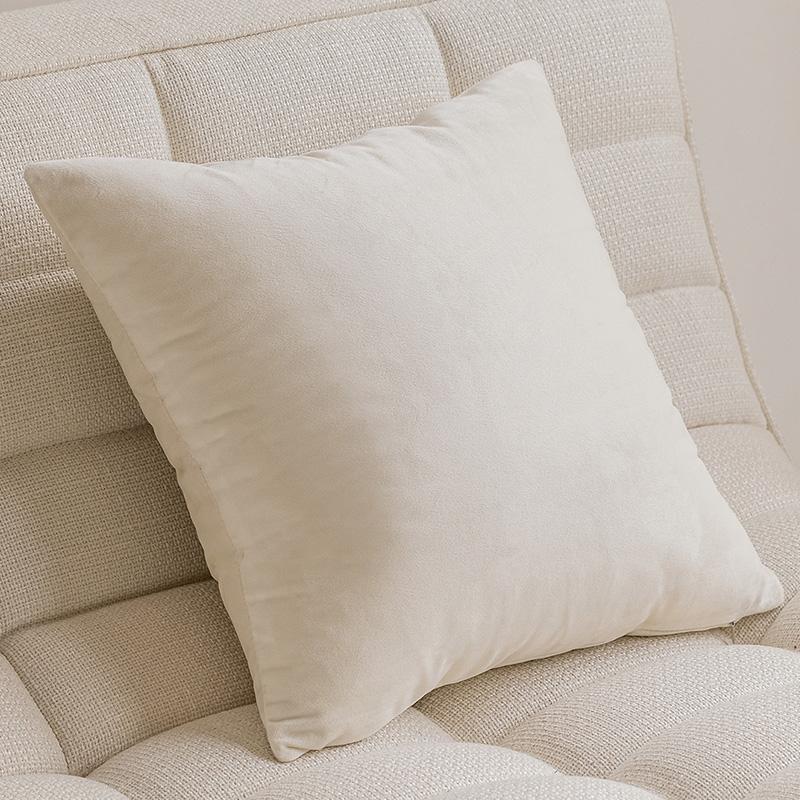 Black & White Modern Throw Pillow Covers Set - Neutral Abstract Striped & Plush Cushion Covers for Living Room Sofa Decor