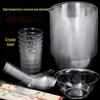 JINGRX Disposable Hard Plastic Crystal Bowls
