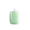 Collier Pendentif Boucle de Sécurité en Jade de Verre Paisible Cadeau pour Hommes et Femmes