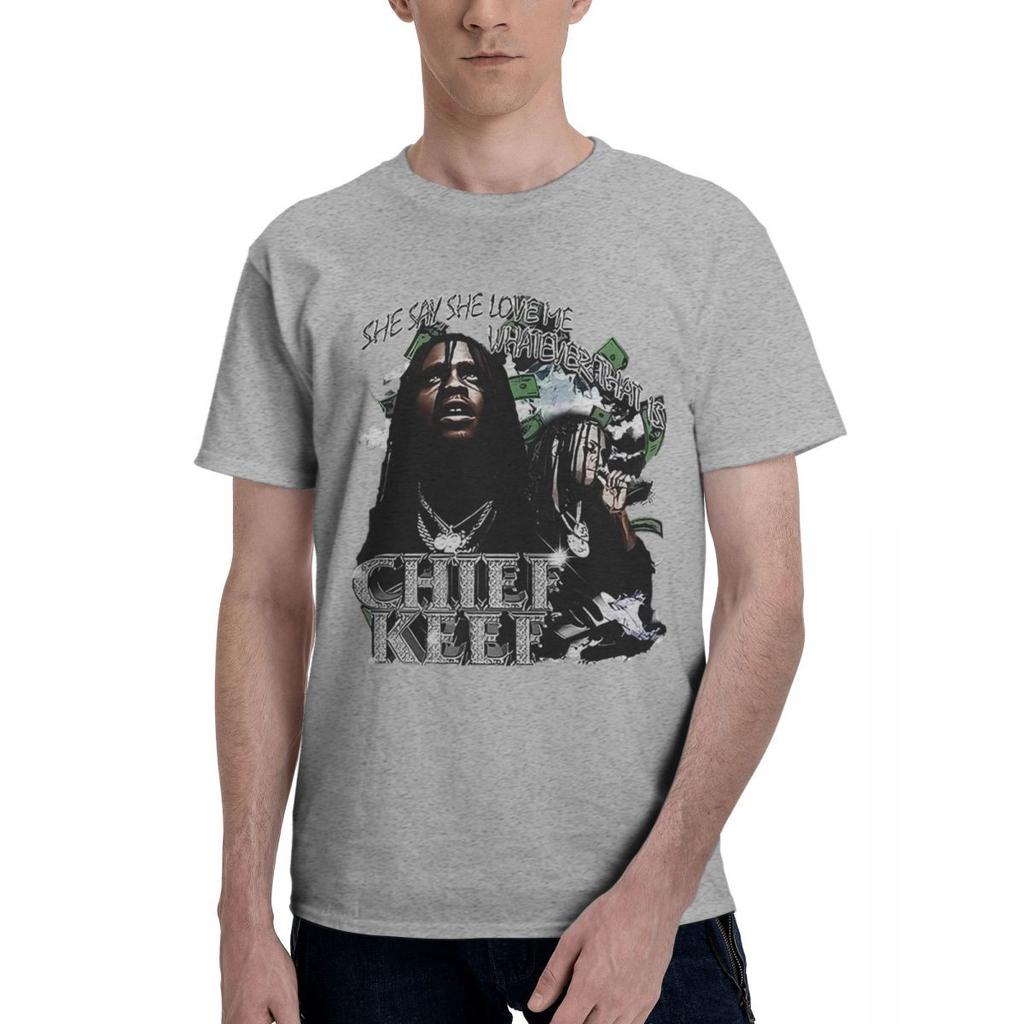2024 Rapper Chief Keef 100 Cotton Casual Breathable Confortable Tshirt Mens TShirts Men Clothes
