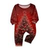 Family Matching Print Sets Pajamas Loungewear Outfits Family Matching Long Sleeve Tops+Pants Set