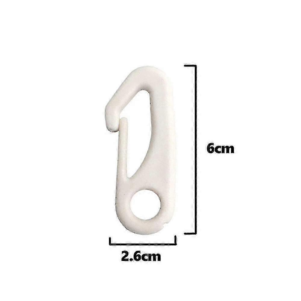 Flagpole Clip Hook, 4 Pcs Nylon Flagpole Attachment for Flags, UV Resistant Easy Install