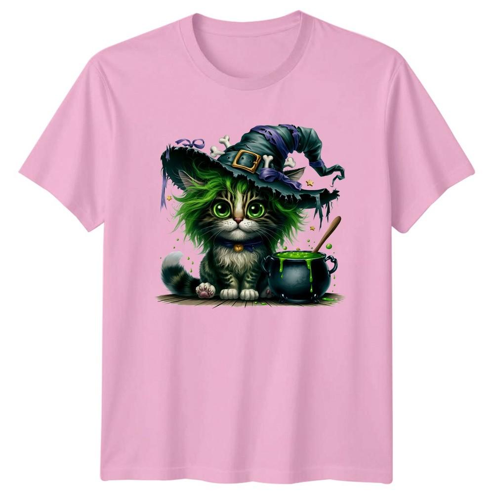 Cute Witch Cat Brewing Magical TShirt Witchcore Halloween Halloween Gift