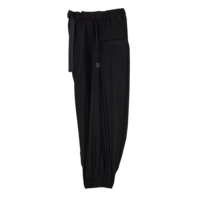 Y-3 Flannel Wide Loose Casual Pants Unisex pants Black IP5567