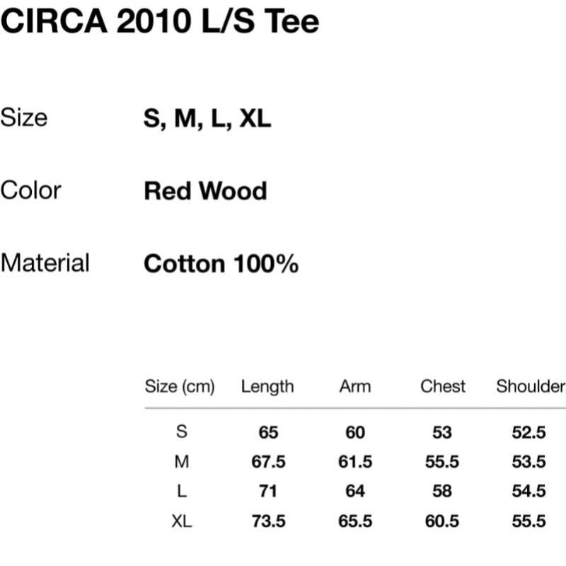 ThIS IS Never That Circa 2010 L S Tee Red Wood