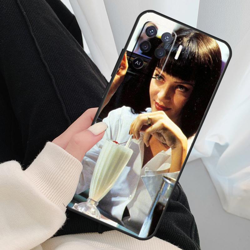 Pulp Fiction Tanz Case Für Oppo A17 A57 A77 A40 A78 A54 A74 A94 A76 A16 A96 A18 A60 A80 A38 A58 A98 A15 A5 Pro