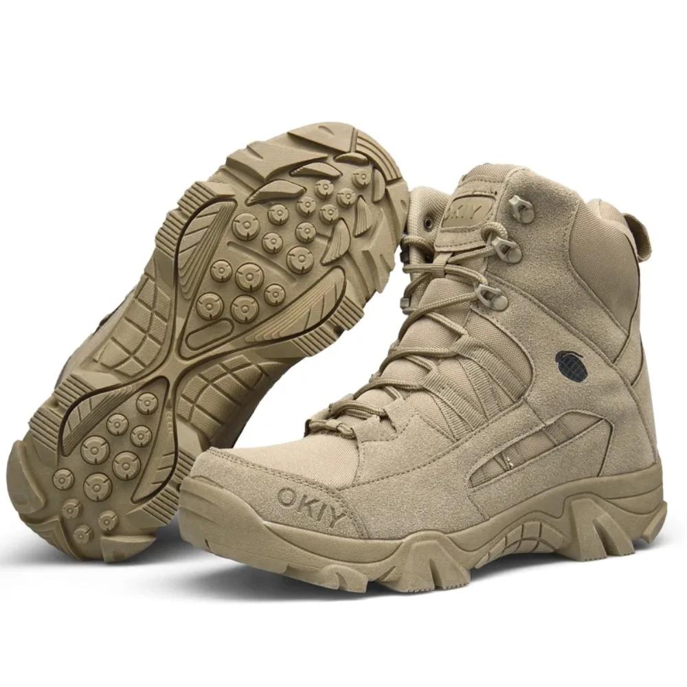 Men Tactical Boots Autumn Special Forces Field Man Boot Lightweight Outdoor Non-Slip Men Shoes Zapatillas Hombre Boots