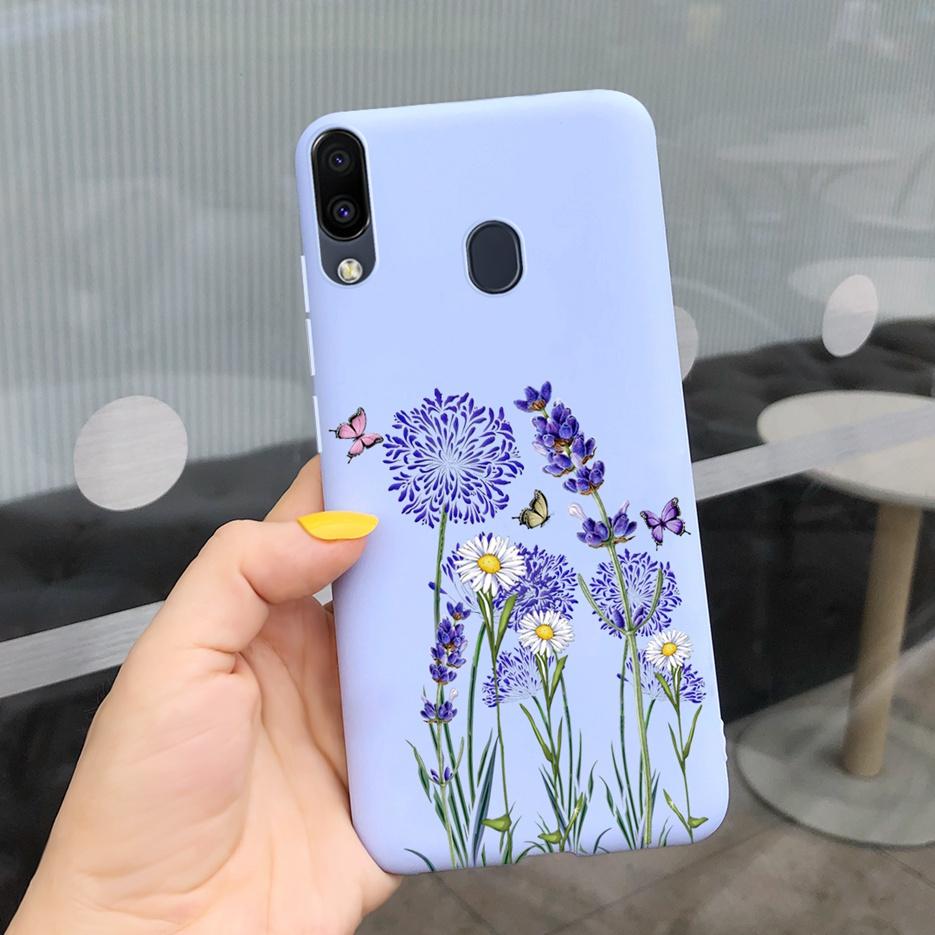 For Samsung Galaxy M10 M20 M30 Case Stylish Cartoon Sunflower Soft Silicone Phone Back Cover For Samsung M 10 20 30 M305F Fundas