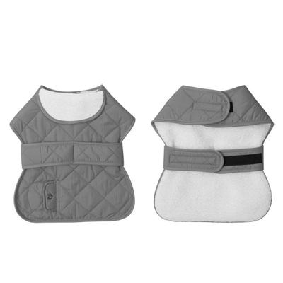 Warm Dog Winter Coat Thickened Adjustable Dog Thermal Clothing High Collar Soft Fleece Dog Vest Jacket Autumn Winter
