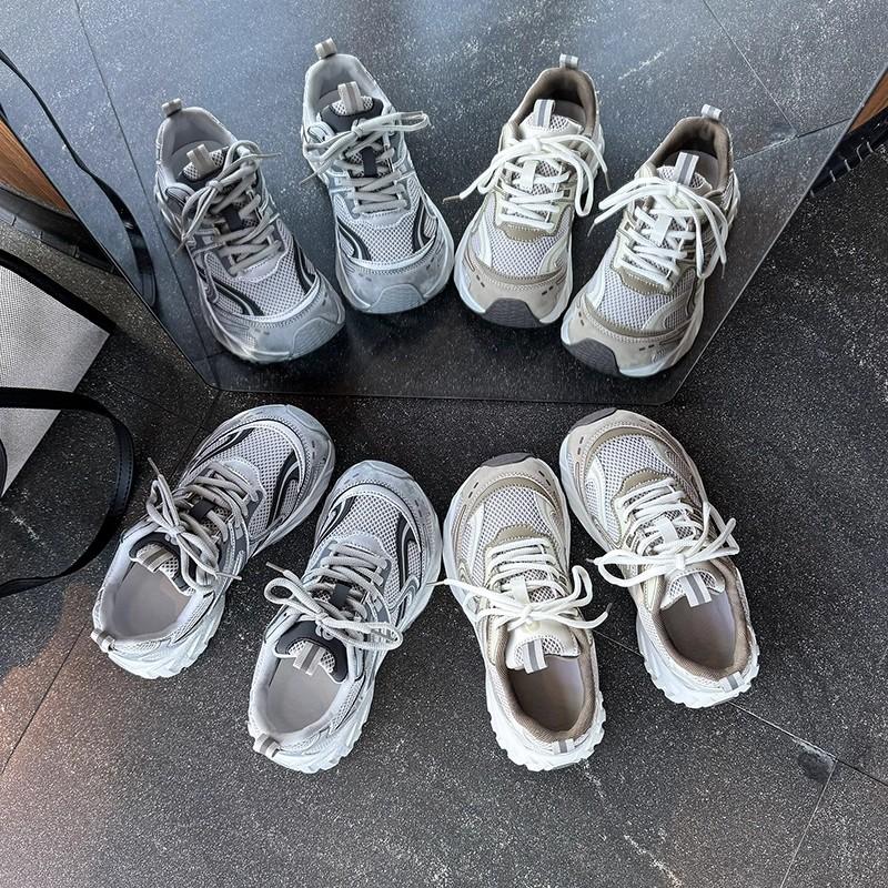 Fashion dad shoes women's autumn and winter new versatile mesh casual breathable platform sports shoes casual women's shoes