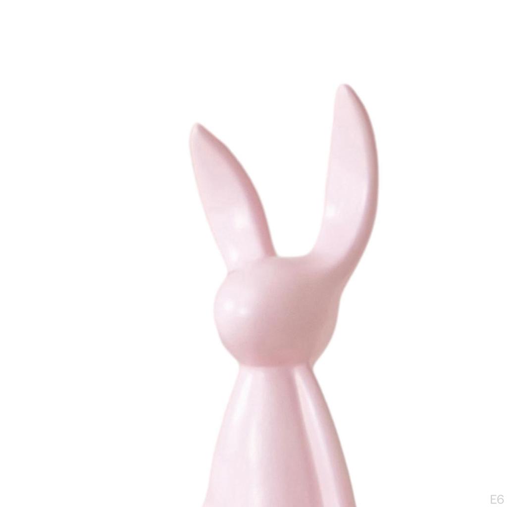 2 Stück Keramik Sitzende Dekorationsfiguren Abstrakte Tierplastik Sammlerstück Regalornament für