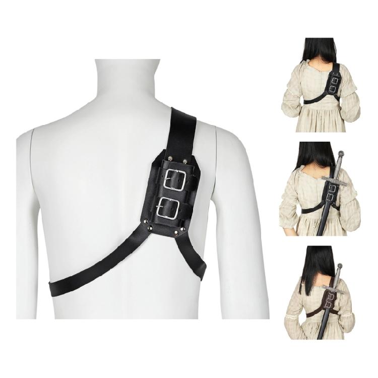 Orta Çağ Rönesans Kılıçları Omuz Sırt Kılıfları Tutucu LARP Kostüm Cosplay